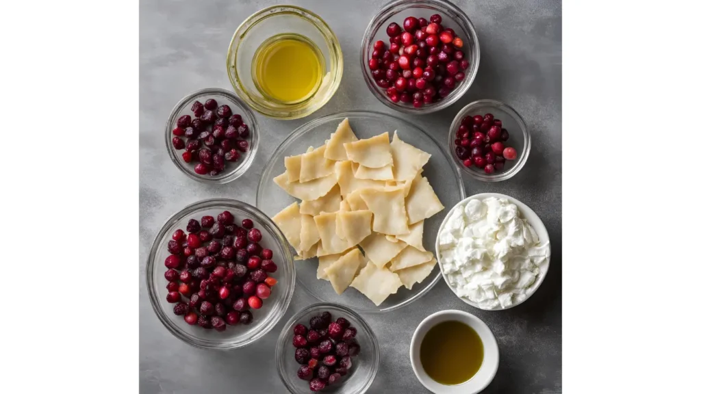 cranberry recipes for thanksgiving cups phyllo dough goat cheese ingredients